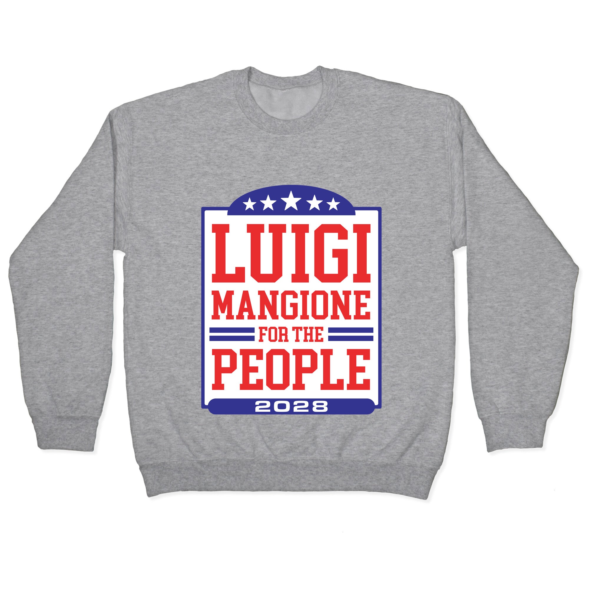 Luigi Mangione For The People 2028 Crewneck Sweatshirt